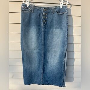 Stephen Hardy Denim Maxi Skirt